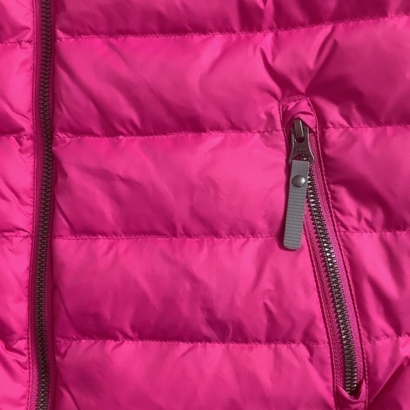 Hanna Andersson Girls Pink Down-feather Full Zip Up Vest Size 12 Pockets - Picture 4 of 8